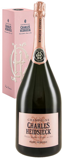 Charles Heidsieck Rosé Réserve Magnum díszdobozos NV