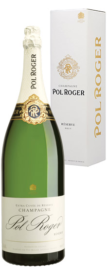 Pol Roger Brut Réserve Jeroboam díszdobozos NV