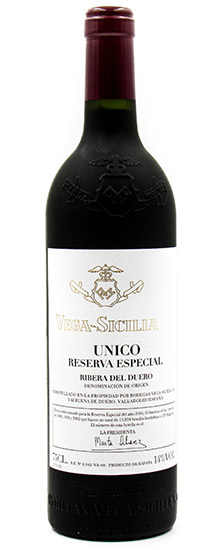 Vega Sicilia Unico Reserva Especial Venta 2024